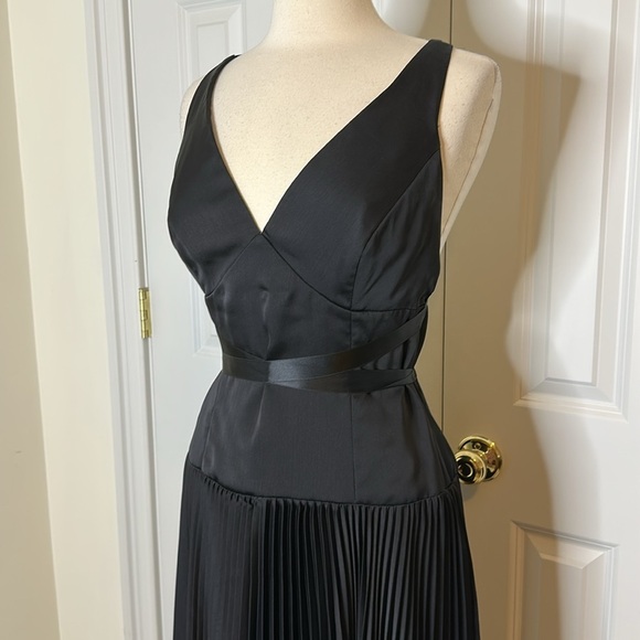 LAZARO Elegant Black Evening Gown Style 3485 Black NWOT - Picture 3 of 10